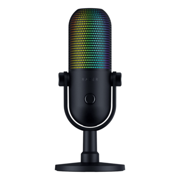 Seiren V3 Chroma, 17 mm Condenser, RGB LED, Black, Gaming Microphone