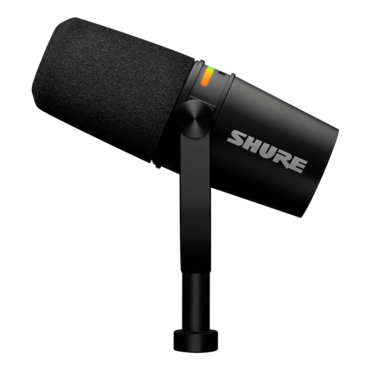MV7+, Dynamic, RGB LED, Black, Podcast Microphone