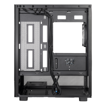 Lucid 04, Tempered Glass, microATX, Black, Mid Tower Case