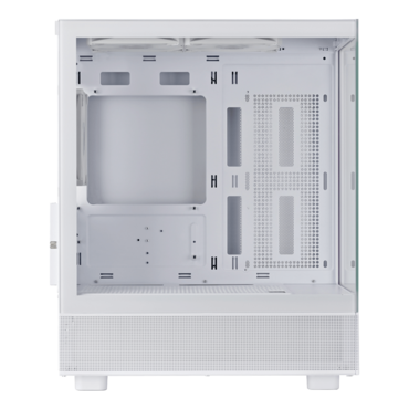 Lucid 04, Tempered Glass, microATX, White, Mid Tower Case