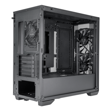 SETA H2M, Mesh Panel, No PSU, microATX, Black, Mid Tower Case
