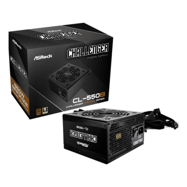 CL-550B, 80 PLUS Bronze 550W, No Modular, ATX Power Supply
