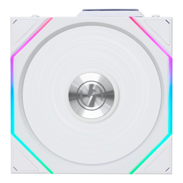 UNI FAN TL 120 Reverse Blade Wireless 3 x 120mm, White, w/ Controller, ARGB LEDs, 2300 RPM, 83.4 CFM, 34 dBA, Cooling Fans
