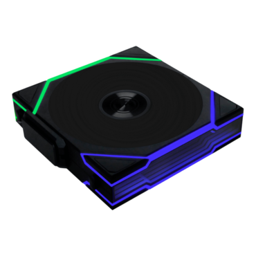UNI FAN TL 120 Wireless 3 x 120mm, w/ Controller, ARGB LEDs, 2600 RPM, 90.1 CFM, 33 dBA, Cooling Fans
