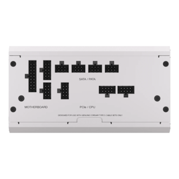 RM750x SHIFT, 80 PLUS Gold 750W, White, Fully Modular, ATX Power Supply