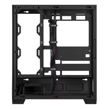 A31, Tempered Glass, No PSU, ATX, Black, Mid Tower Case