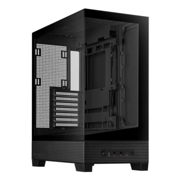 A31, Tempered Glass, No PSU, ATX, Black, Mid Tower Case