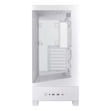 A31, Tempered Glass, No PSU, ATX, White, Mid Tower Case