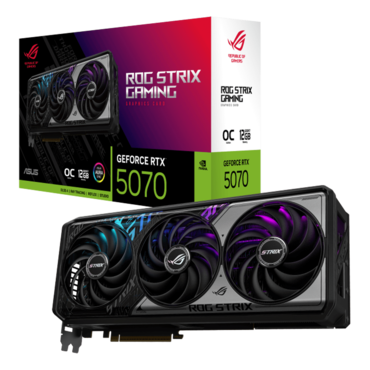GeForce RTX™ 5070 ROG-STRIX-RTX5070-O12G-GAMING, 2160 - 2510MHz, 12GB GDDR7, Graphics Card