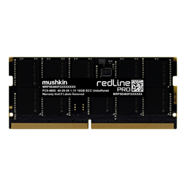 48GB Redline Pro MRP5T480FGGD48G28, DDR5 4800MT/s, CL40, 2Rx8, ECC Unbuffered SO-DIMM Memory