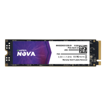 512GB NOVA, 7000 / 4400 MB/s, 3D NAND, PCIe NVMe 4.0 x4, M.2 2280 SSD