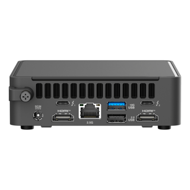 NUC 15 Pro NUC15CRKV5, Intel® Core™ Ultra 5 235H vPro®, 2x DDR5 SO-DIMM Memory, 2x M.2 NVMe SSD, Intel® Arc 140T GPU, Slim Barebone Kit