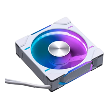 D30-120 Reverse 120mm, White, D-RGB LEDs, 2000 RPM, 61.5 CFM, 31.8 dBA, Cooling Fan