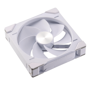 D30-140 Reverse 140mm, White, D-RGB LEDs, 1800 RPM, 71.76 CFM, 32.1 dBA, Cooling Fan