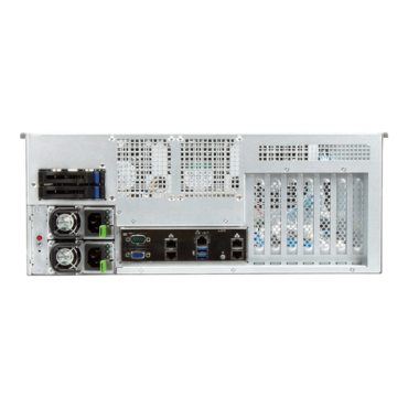 IW-RS424-02M-CR800.H, 24x 3.5&quot;/2.5&quot; External Bays, 2x 2.5&quot; Internal Bays, 800W Rdt PSU, EEB, Black/Grey, 4U Chassis - TAA Compliant