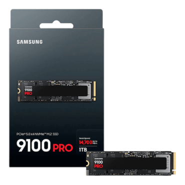 1TB 9100 PRO, 14700 / 13300 MB/s, V-NAND TLC (V8), PCIe NVMe 5.0 x4, M.2 2280 SSD