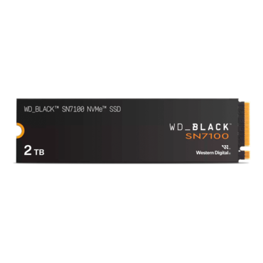2TB WD_Black SN7100, 7250 / 6900 MB/s, 3D TLC NAND, PCIe NVMe 4.0 x4, M.2 2280 SSD