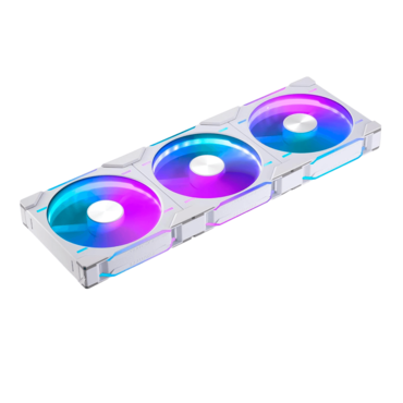 D30-140 Reverse 3 x 140mm, White, D-RGB LEDs, 1800 RPM, 71.76 CFM, 32.1 dBA, Cooling Fans