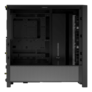 FRAME 4000D RS, Tempered Glass, No PSU, E-ATX, Black, Mid Tower Case