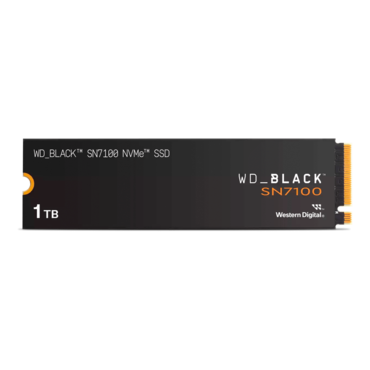 1TB WD_Black SN7100, 7250 / 6900 MB/s, 3D TLC NAND, PCIe NVMe 4.0 x4, M.2 2280 SSD