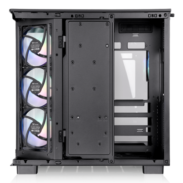 View 380 XL TG ARGB, Tempered Glass, No PSU, ATX, Black, Mid Tower Case