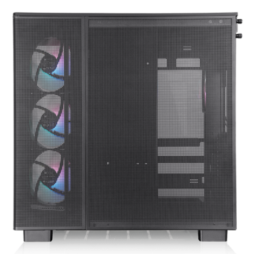 View 380 XL TG ARGB, Tempered Glass, No PSU, ATX, Black, Mid Tower Case
