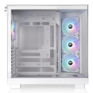 View 380 XL TG ARGB, Tempered Glass, No PSU, ATX, Snow, Mid Tower Case