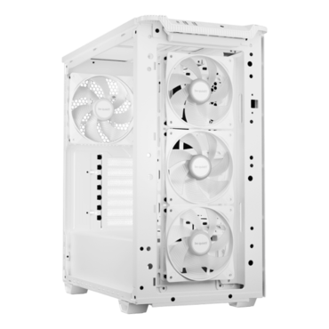 Pure Base 501 LX, Tempered Glass, No PSU, ATX, White, Mid Tower Case