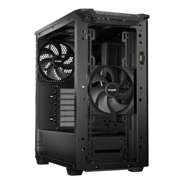 Pure Base 501 DX, Tempered Glass, No PSU, ATX, Black, Mid Tower Case