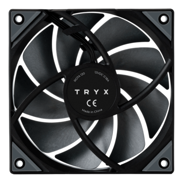 ROTA Pro 120mm, 2250 RPM, 81.32 CFM, 30.97 dBA, Cooling Fan