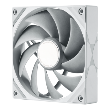 ROTA Pro 120mm, White, 2250 RPM, 81.32 CFM, 30.97 dBA, Cooling Fan