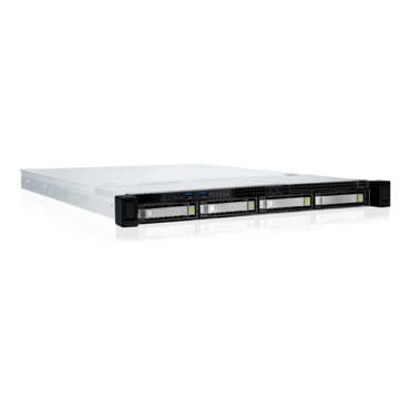 RS104-07-R750.OL.R, 1x Slim ODD, 4x 3.5&quot;/2.5&quot; External Bays, 2x 2.5&quot; Internal Bays, 750W PSU, EEB, Black/Grey, 1U Chassis - TAA Compliant