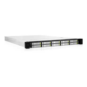 RS110-07-R750.OL, 10x 2.5&quot; External Bays, 750W PSU, EEB, Black/Grey, 1U Chassis - TAA Compliant
