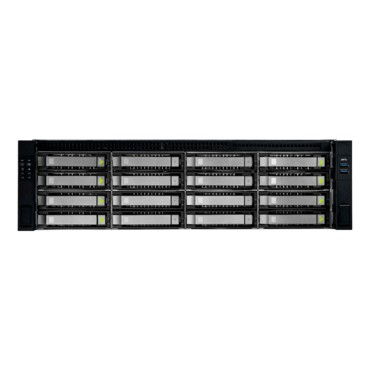RS316-07-CR1K6.OLE.R, 1x Slim ODD, 16x 3.5&quot;/2.5&quot; External Bays, 2x 2.5&quot; Internal Bays, 2x 2.5&quot; Rear External Bays, 1600W CRPS PSU, EEB, Black/Grey, 3U Chassis - TAA Compliant