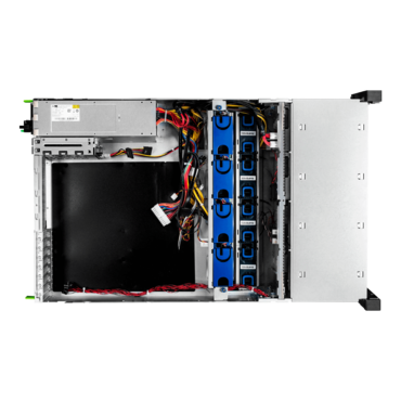 RS436-07-CR1K2.OLE.R, 24x 3.5&quot;/2.5&quot; External Bays, 12x 3.5&quot; + 2x 2.5&quot; Rear External Bays, 1200W CRPS PSU, EEB, Black/Grey, 4U Chassis - TAA Compliant