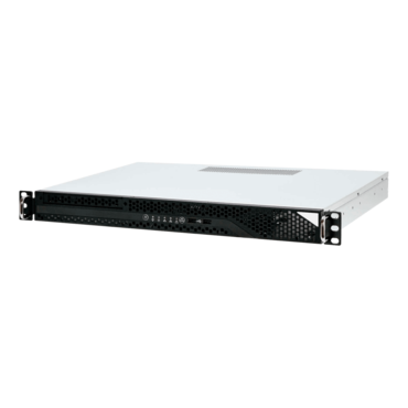 RA100-S315.B3.3F, 1x Slim ODD, 2x 3.5 Internal Bays, 315W PSU, ATX, Black/Grey, 1U Chassis - TAA Compliant