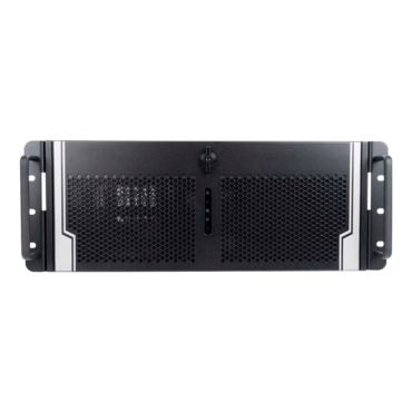R400N-8P.3F.CR1K2, 3x 5.25&quot; + 1x 3.5&quot; External Bays, 3x 2.5&quot; Internal Bays, 1200W PSU, CEB, Black/Grey, 4U Chassis - TAA Compliant