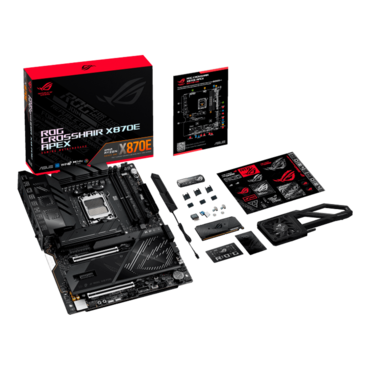 ROG CROSSHAIR X870E APEX, AMD X870E Chipset, AM5, ATX Motherboard