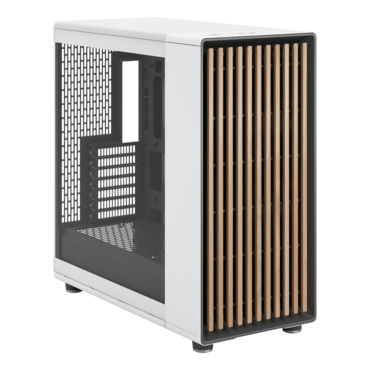 North XL RC TG Clear, Tempered Glass, No PSU, ATX, Chalk White, Full Tower Case