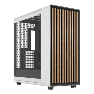 North XL RC TG Clear, Tempered Glass, No PSU, ATX, Chalk White, Full Tower Case