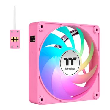 CT120 EX ARGB Bubble Pink 3 x 120mm, ARGB LEDs, 2000 RPM, 68 CFM, 28.5 dBA, Cooling Fans