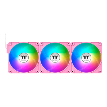 CT120 EX ARGB Bubble Pink 3 x 120mm, ARGB LEDs, 2000 RPM, 68 CFM, 28.5 dBA, Cooling Fans