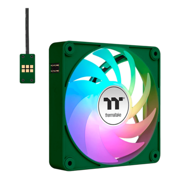 CT140 EX ARGB Racing Green 3 x 140mm, ARGB LEDs, 1800 RPM, 90.3 CFM, 30.7 dBA, Cooling Fans