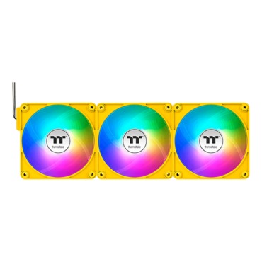 CT140 EX ARGB Bumblebee 3 x 140mm, ARGB LEDs, 1800 RPM, 90.3 CFM, 30.7 dBA, Cooling Fans