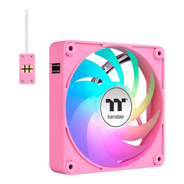 CT140 EX ARGB Bubble Pink 3 x 140mm, ARGB LEDs, 1800 RPM, 90.3 CFM, 30.7 dBA, Cooling Fans