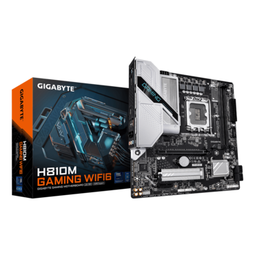 H810M GAMING WIFI6, Intel® H810 Chipset, LGA 1851, microATX Motherboard