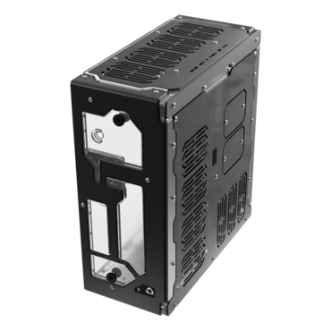 Singularity Computers Stream-S ITX Water-cooling Case (Gold Mirror ...