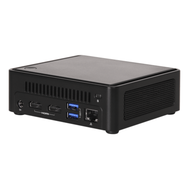 NUCS BOX-225H - TAA Compliant, Intel® Core™ Ultra 5 225H, 2x DDR5 SO-DIMM, 2x M.2 NVMe SSD, Intel® Arc™ Graphics, Mini PC Barebone