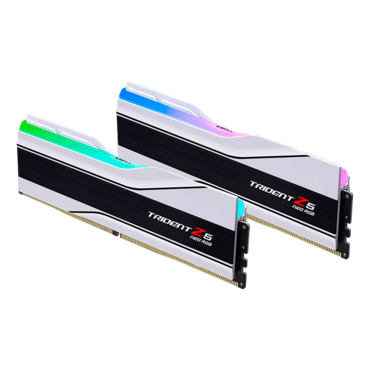 96GB (2 x 48GB) Trident Z5 Neo RGB DDR5 6000MT/s, CL28, White/Black, RGB LED, DIMM Memory