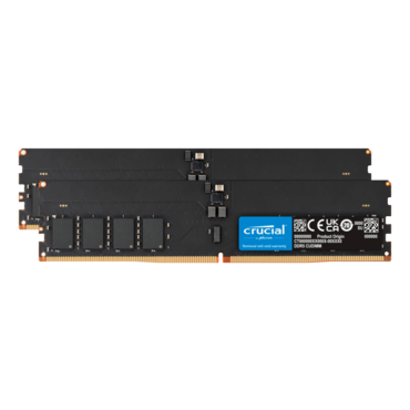 64GB (2 x 32GB) Classic DDR5 6400MT/s, CL52, CUDIMM Memory